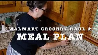 Walmart Grocery Haul & Meal Plan~Weekly Grocery Haul