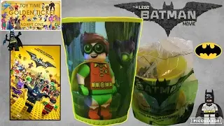 The Lego Batman Movie  #3 Yellow Robin/Catwoman Cup February 2017 Mcdonalds Happy Meal