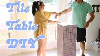 How to Make a Custom Tile Table