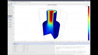 Simulation of Axisymmetric Fluid Flow | FEATool Multiphysics Tutorial