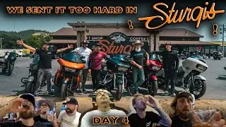We sent it TOO HARD in sturgis! Day 4 - Vlog 23