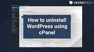 How to uninstall WordPress from cPanel - WordPress Tutorial