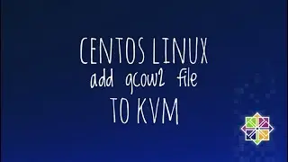 Add qcow2 file to KVM server