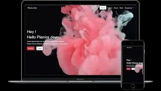Beautiful landing page with smoke effect video using html ,CSS , bootstrap.| webpage