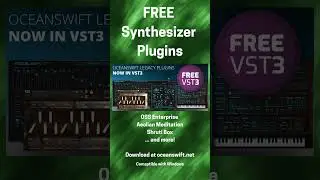 Ocean Swift FREE Legacy Synthesizer Plugins 