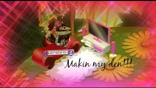 making my den!