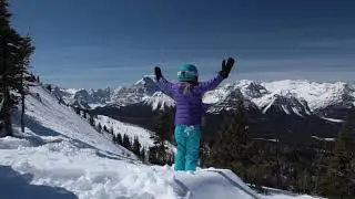 Red Skin Girl Rips Pow.