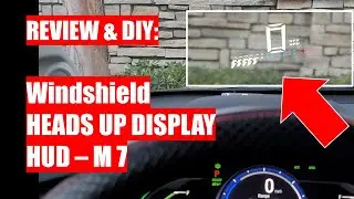 REVIEW & DIY : Heads Up Display (HUD) - M07 for my Honda