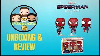Spider-Man No Way Home 3 Pack Funko Amazon Exclusive- Unboxing & Review