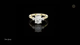 classic Three Stone Brilliance Oval Cut Ring 