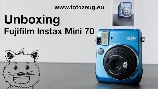 Unboxing of the Fujifilm Instax Mini 70 Instant Camera