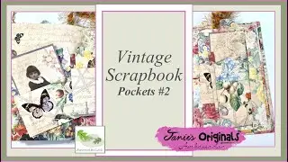Vintage Scrapbook Pocket #2