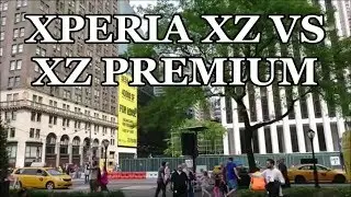 Sony Xperia XZ Premium vs Xperia XZ Camera Test & WATERPROOF DUNK