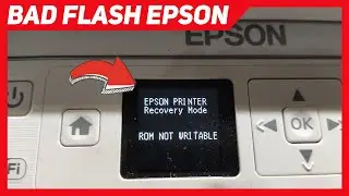 EPSON printer malfunction, any solutions? (Bad flash / ROM not writable / Recovery / WIC Support)