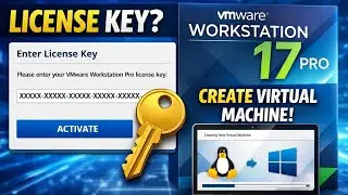 Creating virtual machine in VM workstation pro / solving licences key problem VM pro