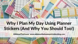 How (and why) I use planner stickers to plan my week - and why you should too! (functional planning)