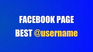 Facebook Page Username Create | How to change facebook page name [2022] @username परिवर्तन कैसे करें