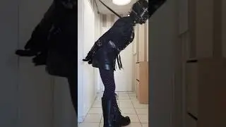Busty milf ready for gothic fetish party | Female mask | Silicone forms