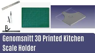 Genomsnitt 3D Printed Kitchen Scale Holder