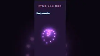 heart animation, html css tutorial for beginners, html css full course, html css #css #html #music