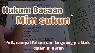Hukum Bacaan Mim sukun || Belajar Tajwid Untuk Pemula || Santri Junior Official