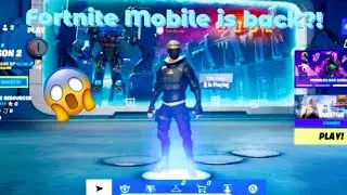 Fortnite back on **MOBILE** | How to play in 2022 (NEW)