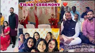 Tilak Vlog ❤️|| Hindu Marriage || Bhai ki shadi || #tilak #tilakvlog #tilakceremony