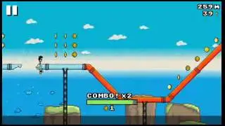 8-BIT WATERSLIDE #Gameplay - ANDROID