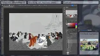 Drawing Fourtrees! (During Dawn of the Clans!)