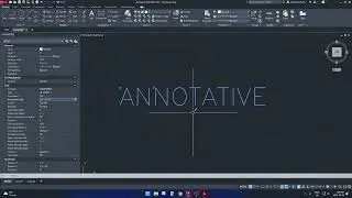 Setting up Annotative Text & Dimension AutoCAD