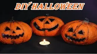Abóbora de Papel SUPER FÁCIL - DIY Halloween