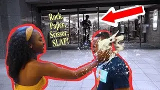 ROCK, PAPER, SCISSORS, SLAP 👋🏾 | PUBLIC INTERVIEW (WHIP CREAM EDITION!!!!😭)