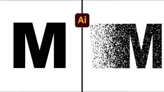 Come Creare Un Testo Polverizzato Con Adobe Illustrator | Dream Designy