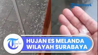 Fenomena Hujan Es dan Angin Kencang Melanda Sebagian Wilayah Surabaya, Timbulkan Kerusakan