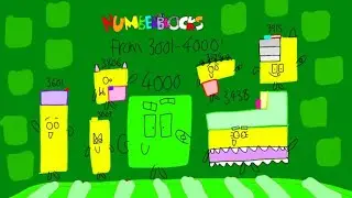 NUMBERBLOCKS Counting Video 3001 To 4000 (S12 ~ Ep. 2.5)