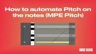 How to automate Pitch on notes (MPE Pitch) in Ableton Live 11