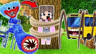 ДОЧКУ РАКУНА ПОЙМАЛИ ХАГГИ ГОРКА ПОЖИРАТЕЛЬ И АВТОБУС ПОЖИРАТЕЛЬ В МАЙНКРАФТ ФИЛЬМ SCP СИРЕНОГОЛОВЫЙ