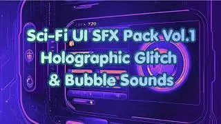 Sci-Fi UI SFX Pack Vol.1 — Holographic Glitch & Bubble Sounds - Demo Showcase
