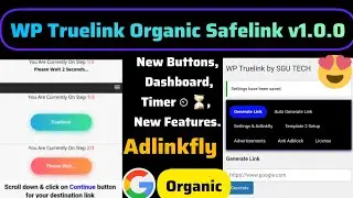 ❤️ Wp Safelink- Wp Truelink v1.1.0 Safelink for Wordpress with Adlinkfly | New Safelink Adlinkfly 🛡