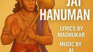 Jai hanuman devotional song lyrics by Madhukar music by Ai || ai generated Hanuman song || viral