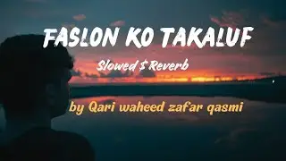 Faslon ko takaluf ha hum sy agar || Slowed &Reverb || Old Memories