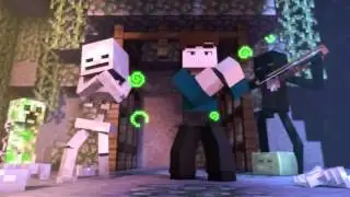 Мультик Майнкрафт - Битва с ведьмой / Cartoon Minecraft - Battle with the witch