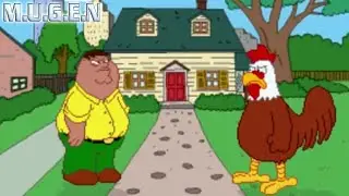 Peter Griffin vs. Ernie the Gaint Chicken / Cartoon Fighters Mugen Obinator Gaming