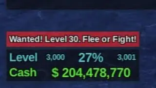 Roblox Infamy - Reaching Level 3,000 + Wanted Level 30 Shootout