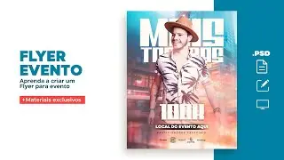 Social Media - Como fazer um Flyer para evento no Photoshop // ACESSO DESIGNER