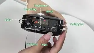 Máy trợ giảng không dây Shidu S28 UHF công suất loa 25W