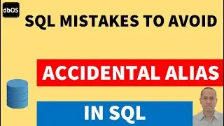 accidental alias in SQL