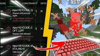 How To Auto Click using keyboard in MCPE!!
