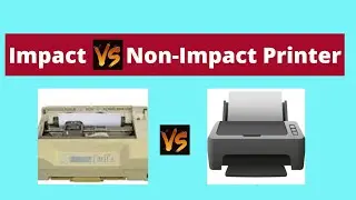 Difference Between Impact Printers and Non Impact Printers