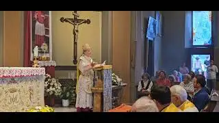 L'arcivescovo al Santuario